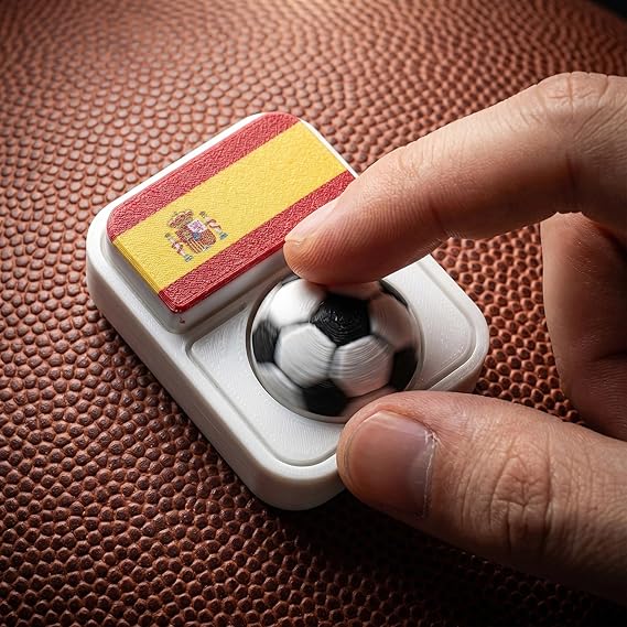 2026 World Cup Soccer Fidget Keychain, National Flag Clicker Toy