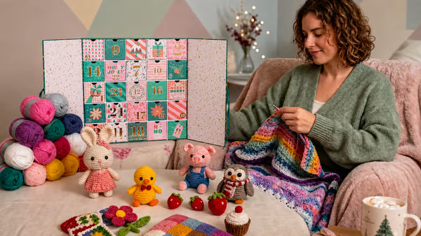 �� 25 Days of Crochet Magic – Advent Calendar 2026 with Yarn, Tools & Creative Surprises (�Same as in the video)