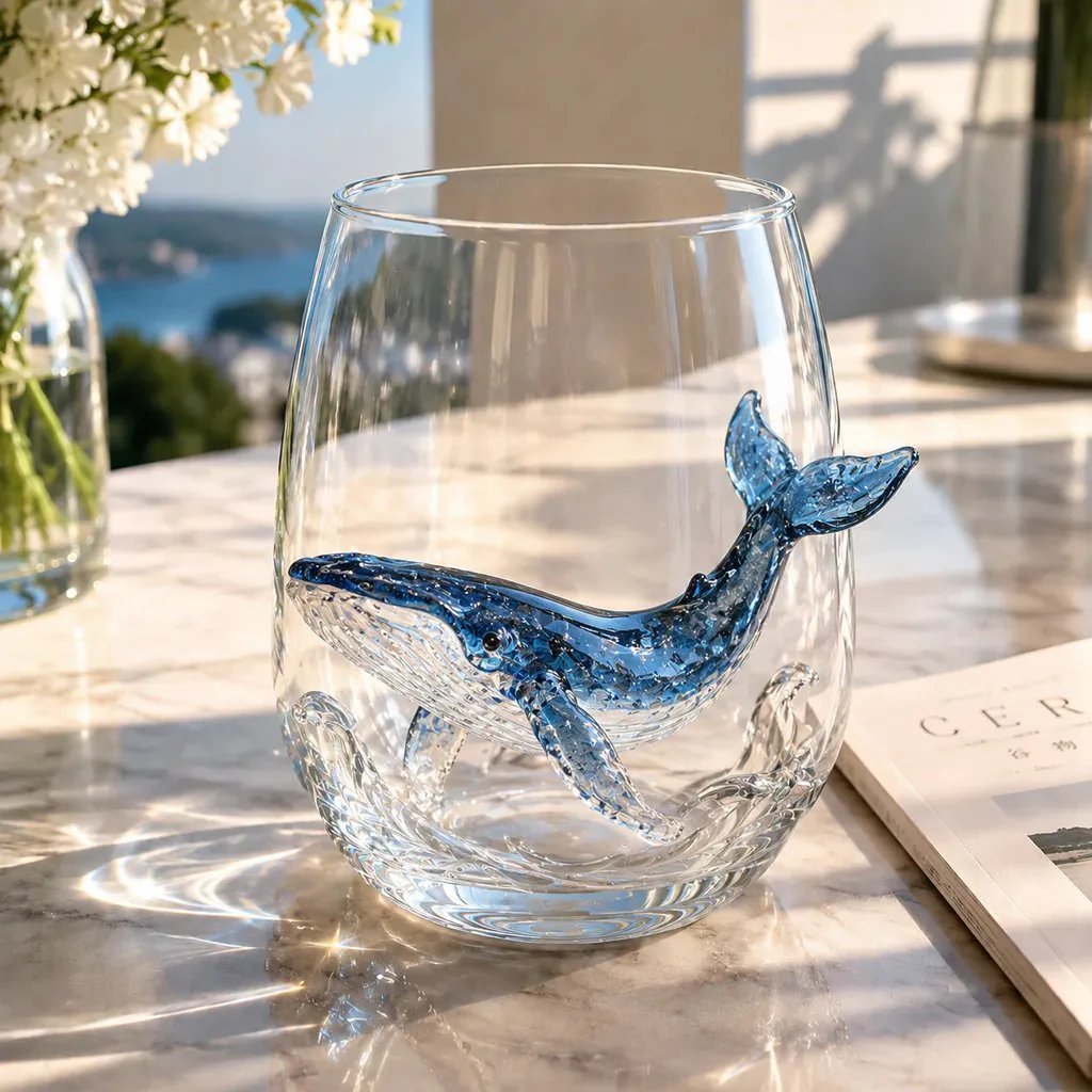 🐙 Last Day 50% OFF🎁 | Bring the Ocean to Every Sip with Stunning 3D Artisan Glassware 🌊