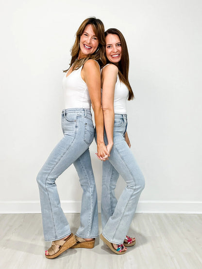 High Rise Tummy Control Multiple Inseam Bootcut Jeans (Buy 2 Free Shipping)