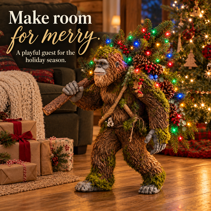🎄2027 Woodland Bigfoot – Lighted Christmas Porch Decor