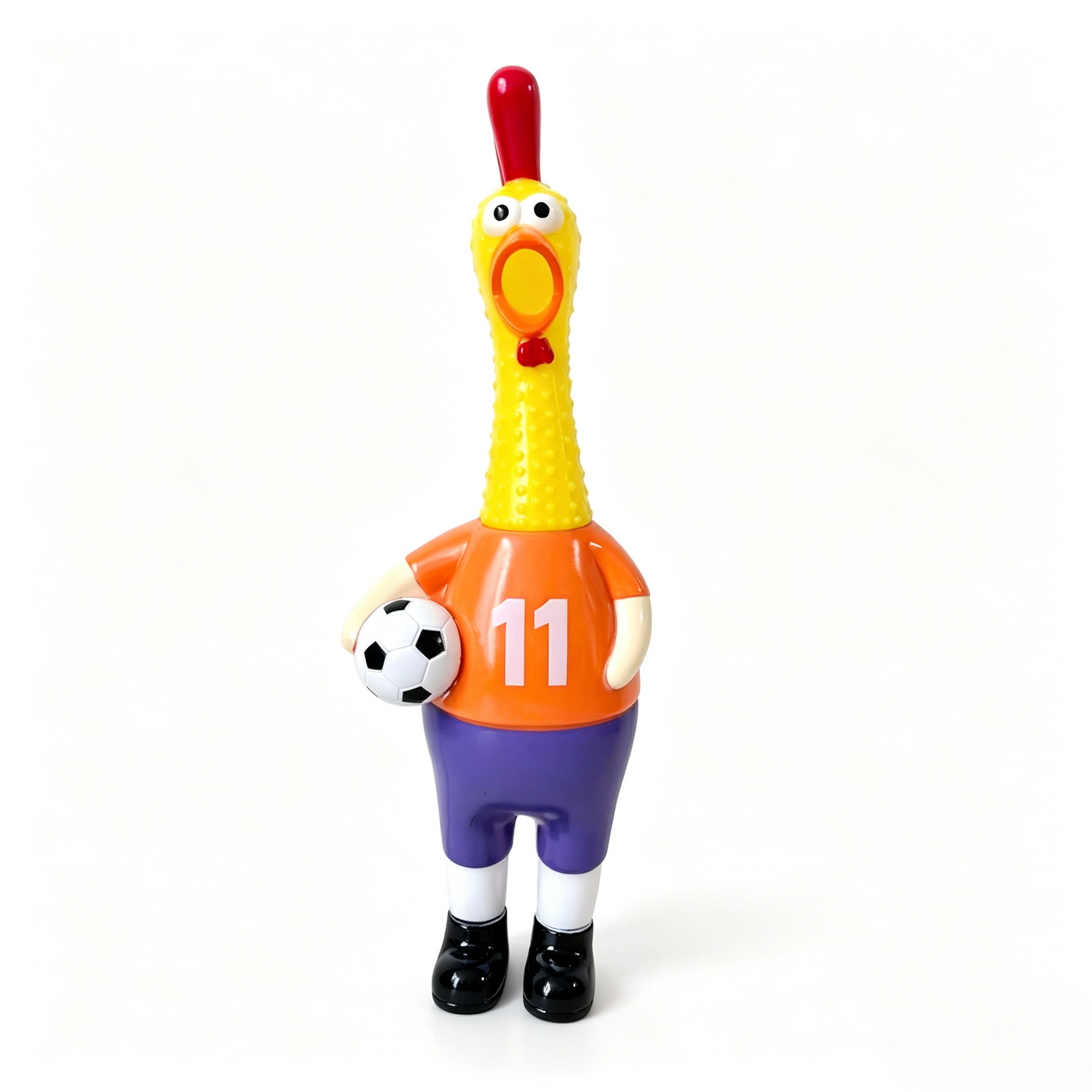 🔥2026 Hot Sale-🤣Squeaky Soccer Screaming Chicken Toy