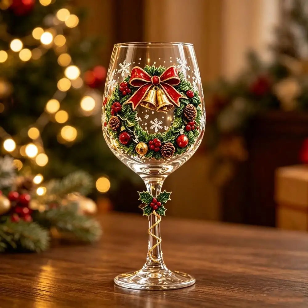 🔥 Last Day 60% OFF – 🎅 Christmas Wine Glasses