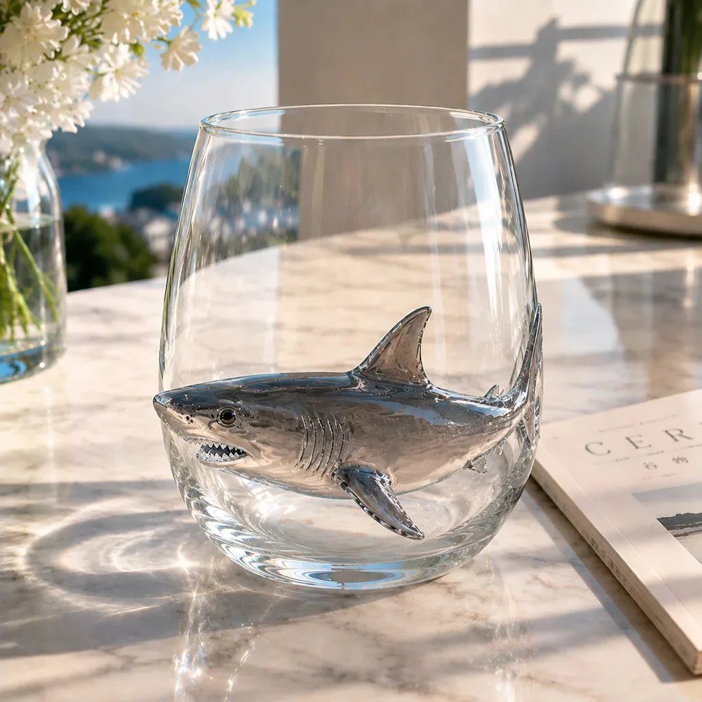 🐙 Last Day 50% OFF🎁 | Bring the Ocean to Every Sip with Stunning 3D Artisan Glassware 🌊