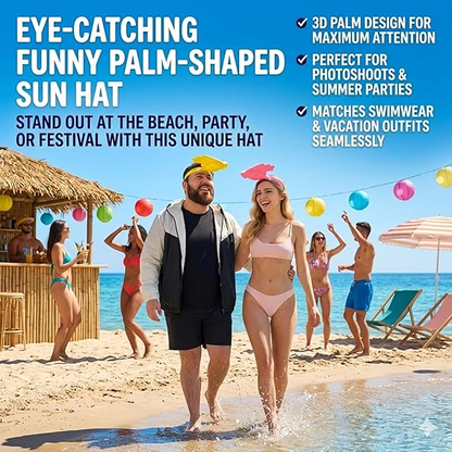 Summer Novelty Outdoor Hand-Shaped Beach Pool Party Sun Protection Hat