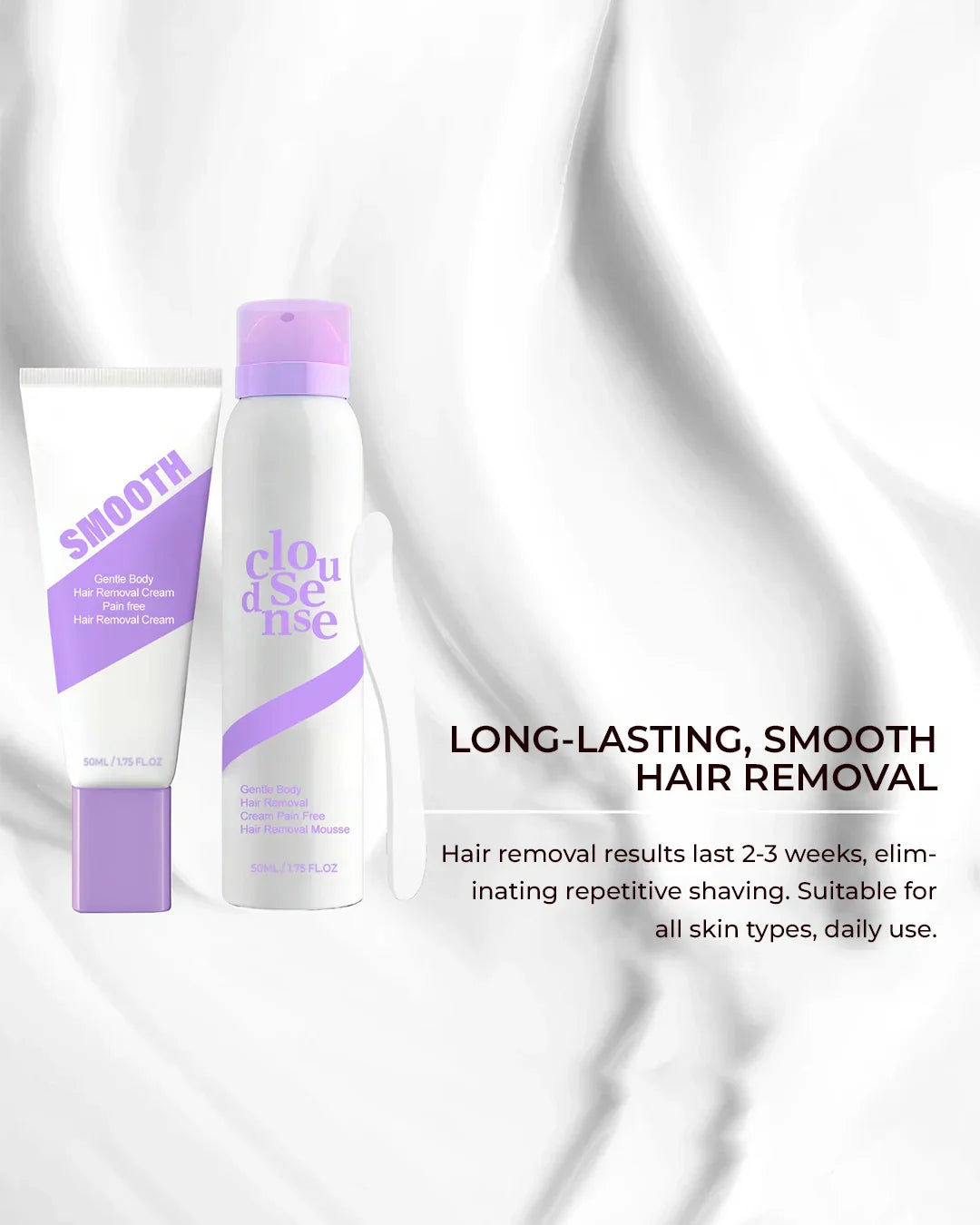 Bikini Hair Removal Cream & Mousse Set – Pain-Free, Gentle & Fast for Sensitive Skin