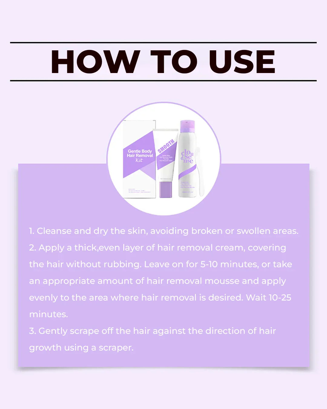 Bikini Hair Removal Cream & Mousse Set – Pain-Free, Gentle & Fast for Sensitive Skin