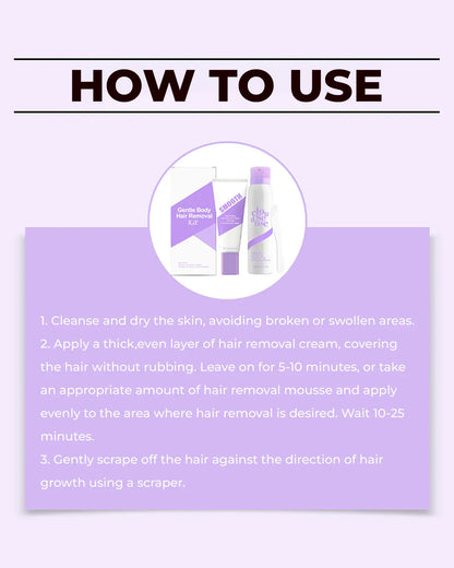 Bikini Hair Removal Cream & Mousse Set – Pain-Free, Gentle & Fast for Sensitive Skin