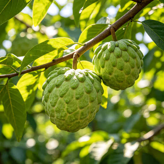 🌱Sugar Apple Seeds – 50grains Grow Exotic Tropical Fruit at Home 🌴-wsm