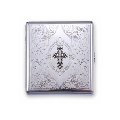Evil Eye Chrome Cardholder Wallet
