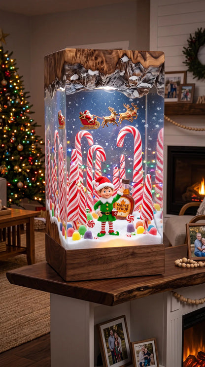 ⏰️Flash Sale 50% OFF💥🎅Handmade Christmas ambient lights – Multiple Festive Character Styles Available