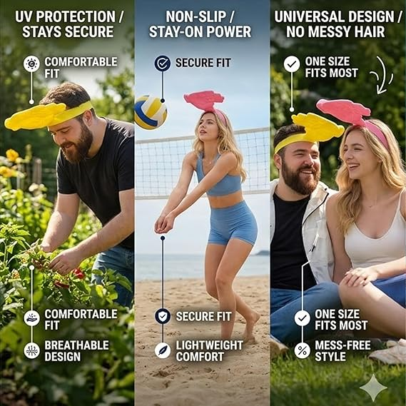 Summer Novelty Outdoor Hand-Shaped Beach Pool Party Sun Protection Hat