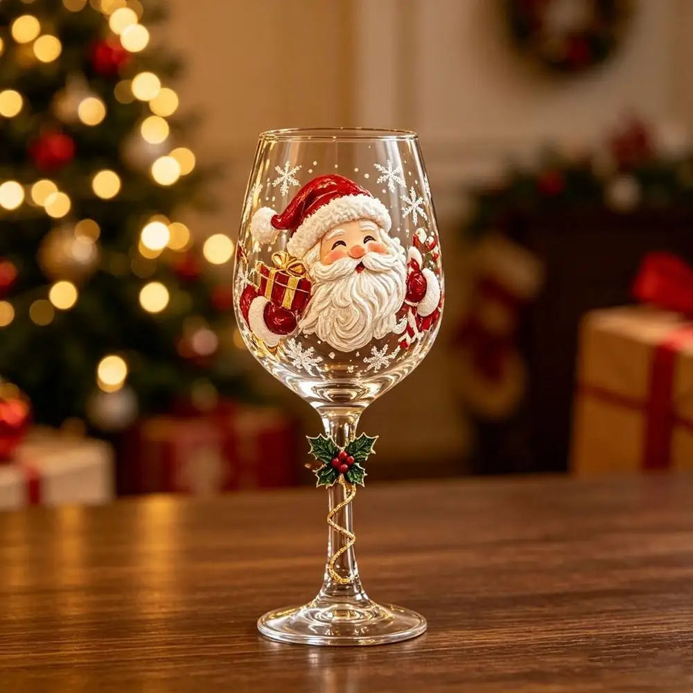 🔥 Last Day 60% OFF – 🎅 Christmas Wine Glasses