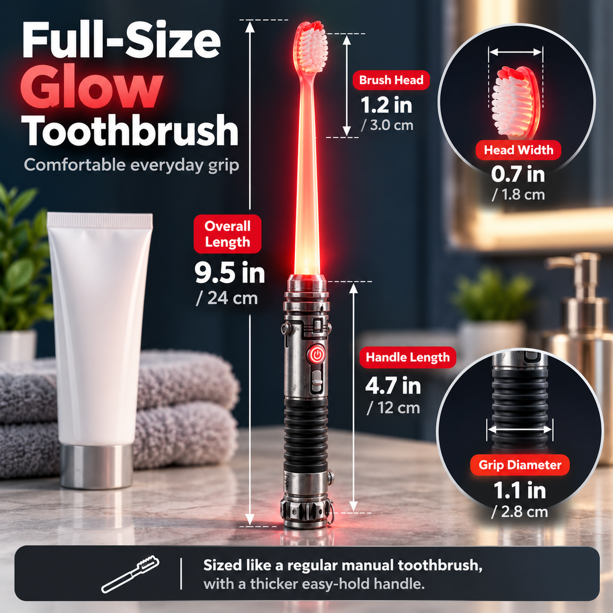 LED Glow Toothbrush – Make Brushing Fun Again ✨