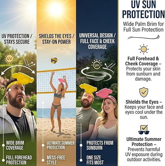 Summer Novelty Outdoor Hand-Shaped Beach Pool Party Sun Protection Hat