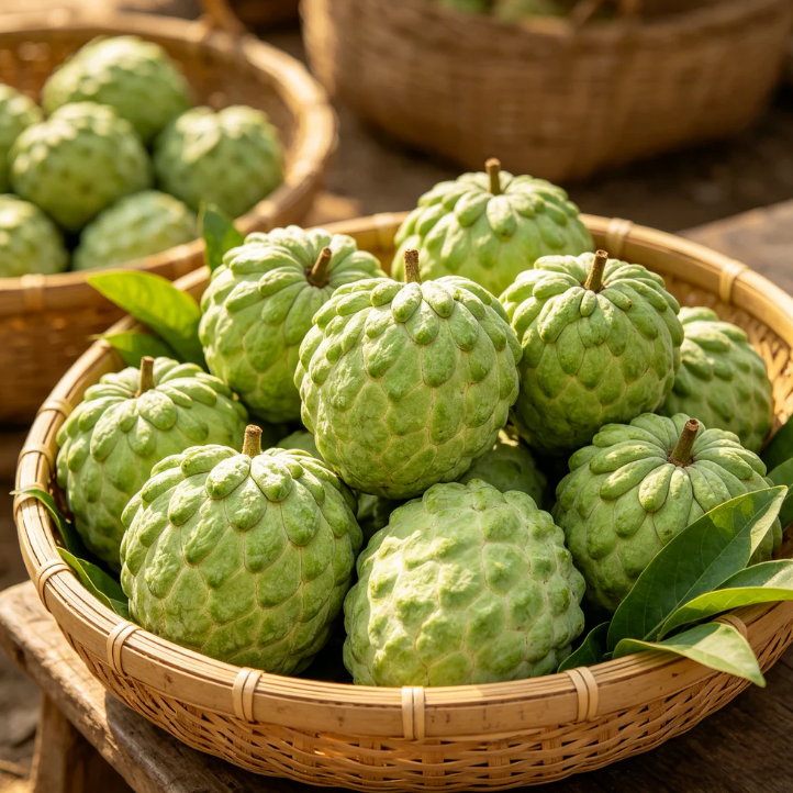 🌱Sugar Apple Seeds – 50grains Grow Exotic Tropical Fruit at Home 🌴-wsm