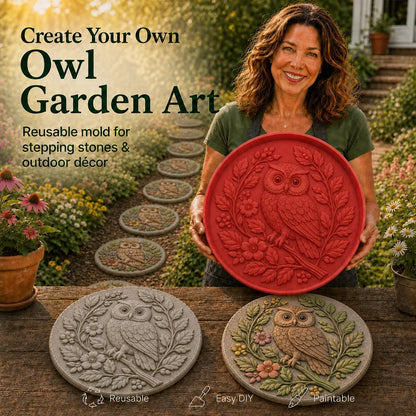 💥 LAST DAY 50% OFF-🐦Garden Art Stepping Stone Mold (📦Buy 2 Free Shipping) Diameter: 15 in