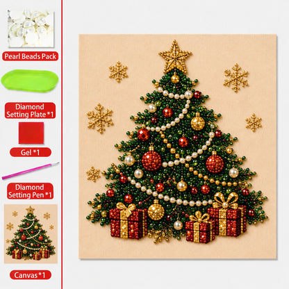 🎄Christmas Pre Sale $19.99!!⚡50K+ SOLD!🎅🧘Relaxing & Beginner-Friendly - 🎨💎DIY Christmas Pearl Art Kit