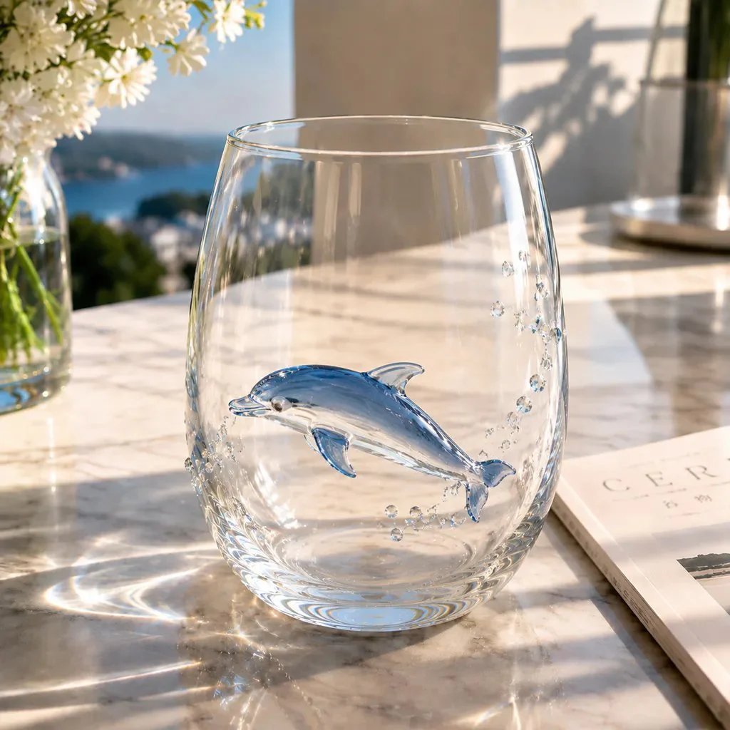 🐙 Last Day 50% OFF🎁 | Bring the Ocean to Every Sip with Stunning 3D Artisan Glassware 🌊