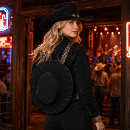 💥75K+ SOLD⚡Western Cowgirl Hat Backpack