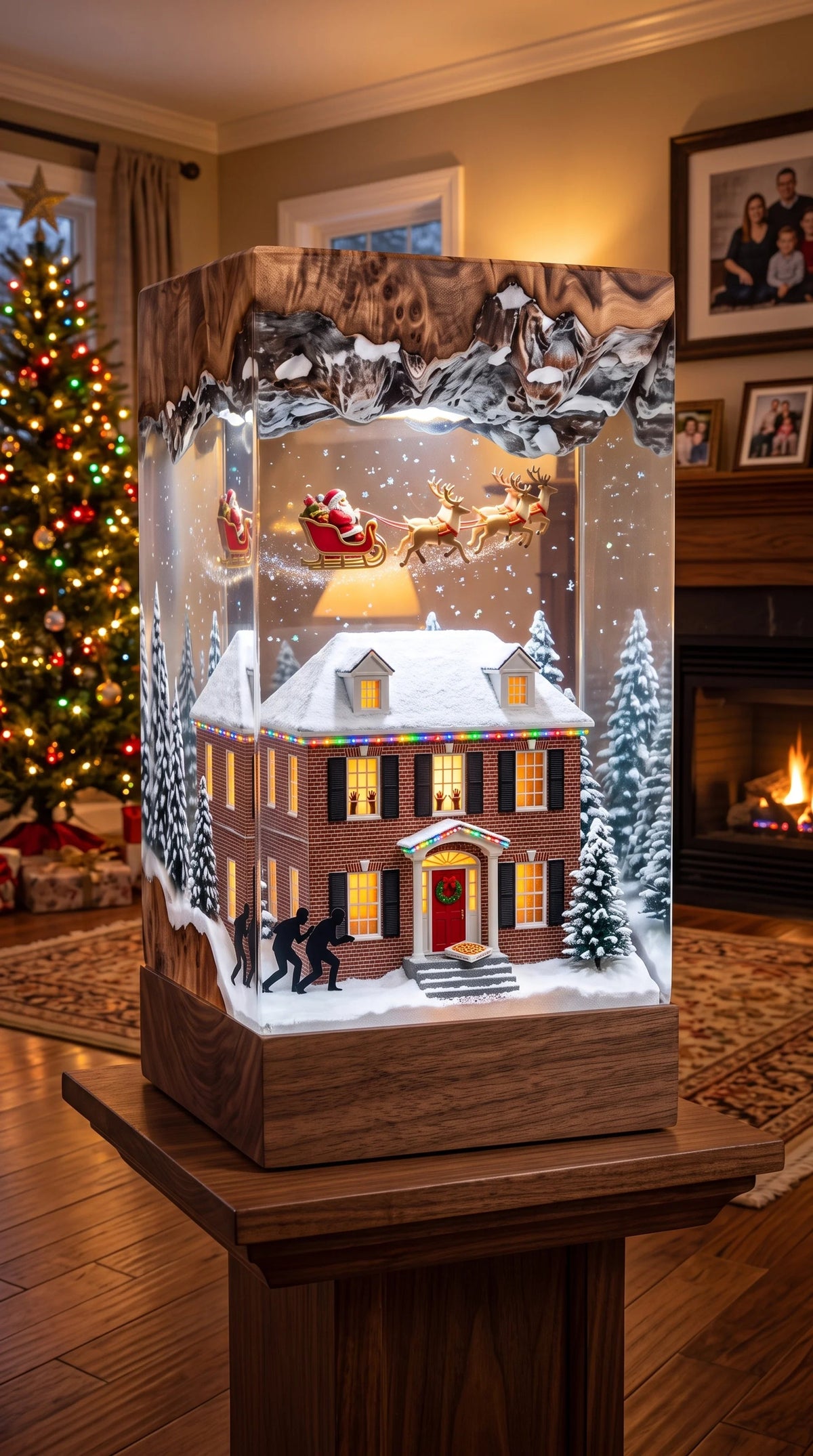 ⏰️Flash Sale 50% OFF💥🎅Handmade Christmas ambient lights – Multiple Festive Character Styles Available