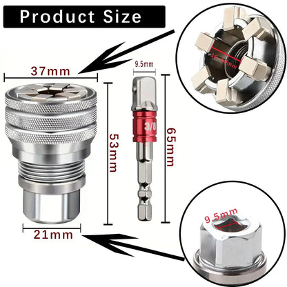 ⏰️Buy 1 Get 1 Free💥Multi Function Universal Socket Wrench Tool For 10mm To 19mm Nuts And Bolts