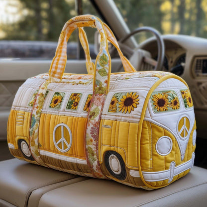 Unisex Boho Quilted Travel Bag Lightweight Weekender