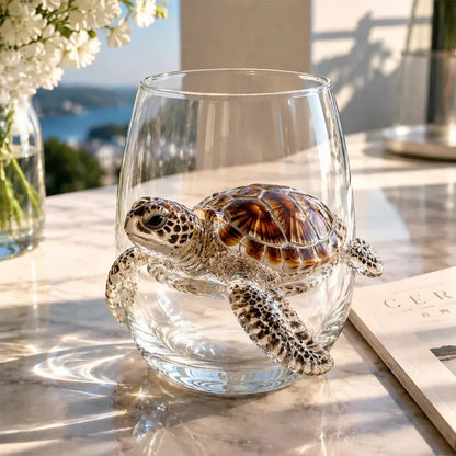 🐙 Last Day 50% OFF🎁 | Bring the Ocean to Every Sip with Stunning 3D Artisan Glassware 🌊