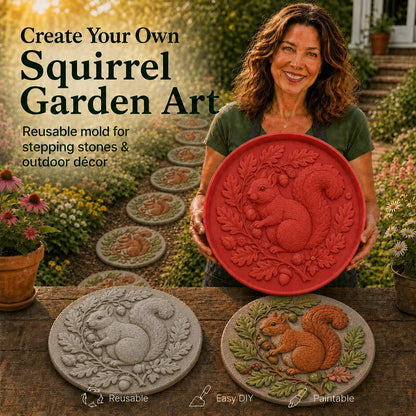 💥 LAST DAY 50% OFF-🐦Garden Art Stepping Stone Mold (📦Buy 2 Free Shipping) Diameter: 15 in