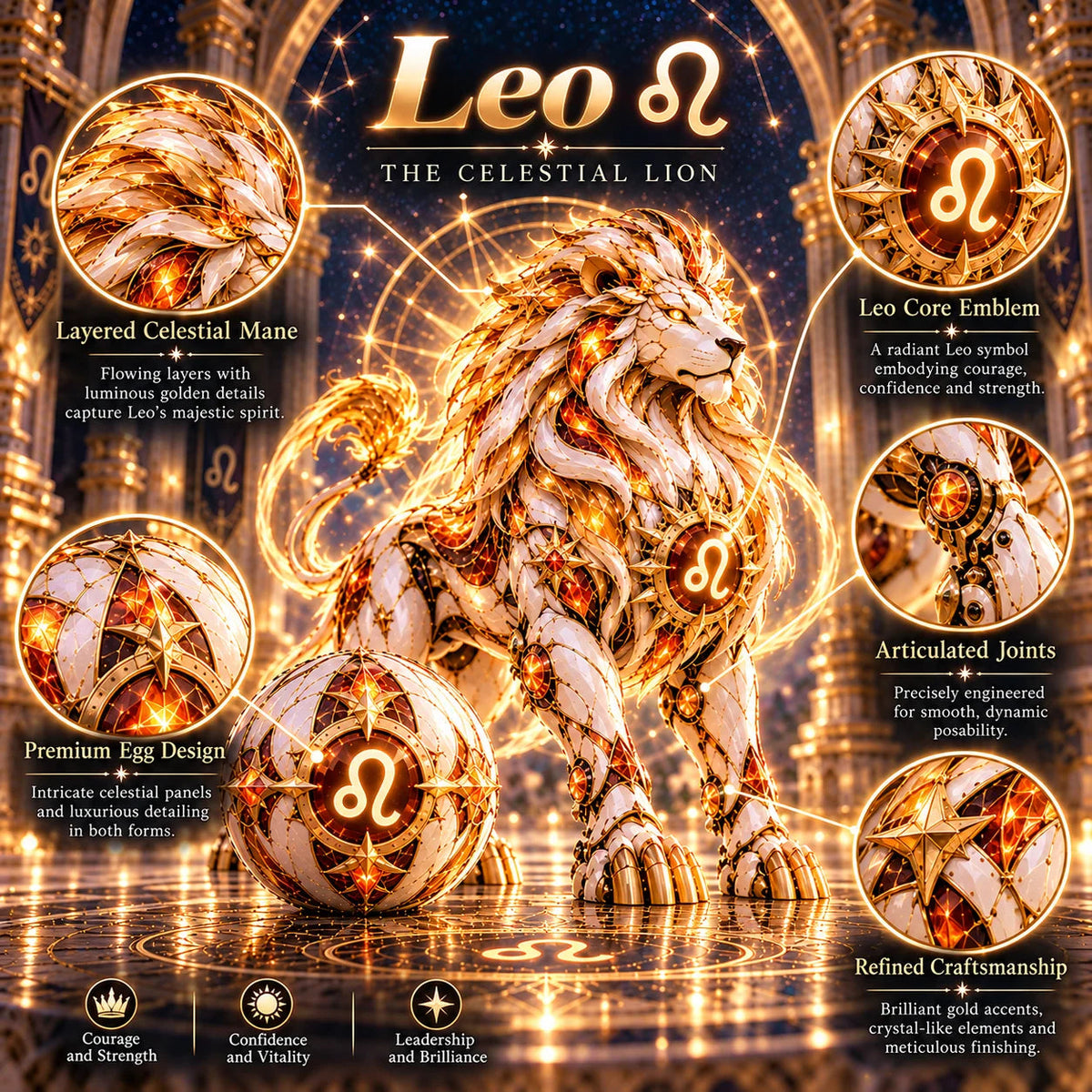 🌌 Zodiac Guardian Eggs™ — Transformation-Themed Astral Guardian Series！！！