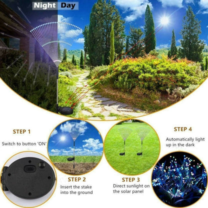 Last Day 49% OFF - Waterproof Solar Garden Fireworks Lamp