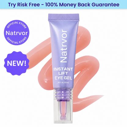 💥75K+ SOLD💕Natrvor Instant Lift Eye Gel – Smooth Wrinkles & Reduce the Look of Under-Eye Bags 👁️💜