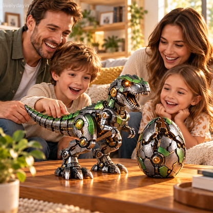 🔥Hot Sale 49%🦖 Mechanical T-Rex Egg – From Mysterious Egg to Mighty Robotic Dinosaur! 🥚⚙️✨
