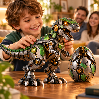 🔥Hot Sale 49%🦖 Mechanical T-Rex Egg – From Mysterious Egg to Mighty Robotic Dinosaur! 🥚⚙️✨
