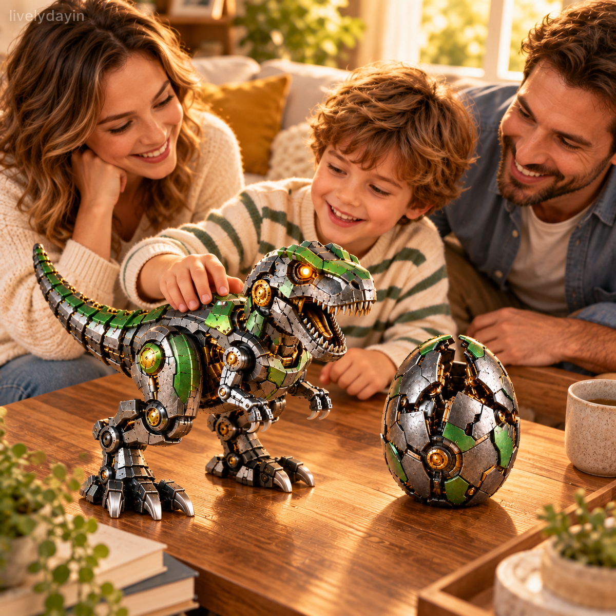 🔥Hot Sale 49%🦖 Mechanical T-Rex Egg – From Mysterious Egg to Mighty Robotic Dinosaur! 🥚⚙️✨