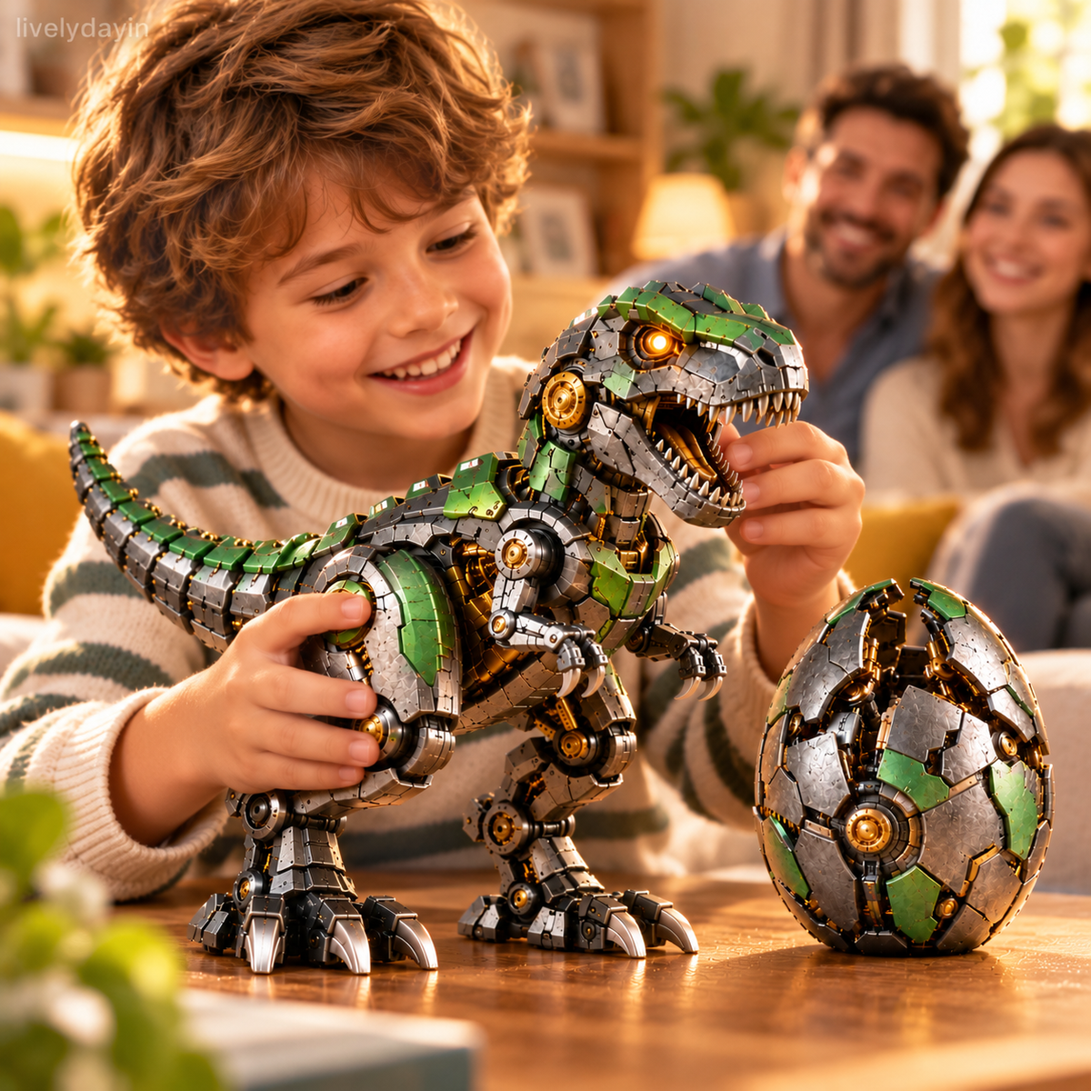 🔥Hot Sale 49%🦖 Mechanical T-Rex Egg – From Mysterious Egg to Mighty Robotic Dinosaur! 🥚⚙️✨