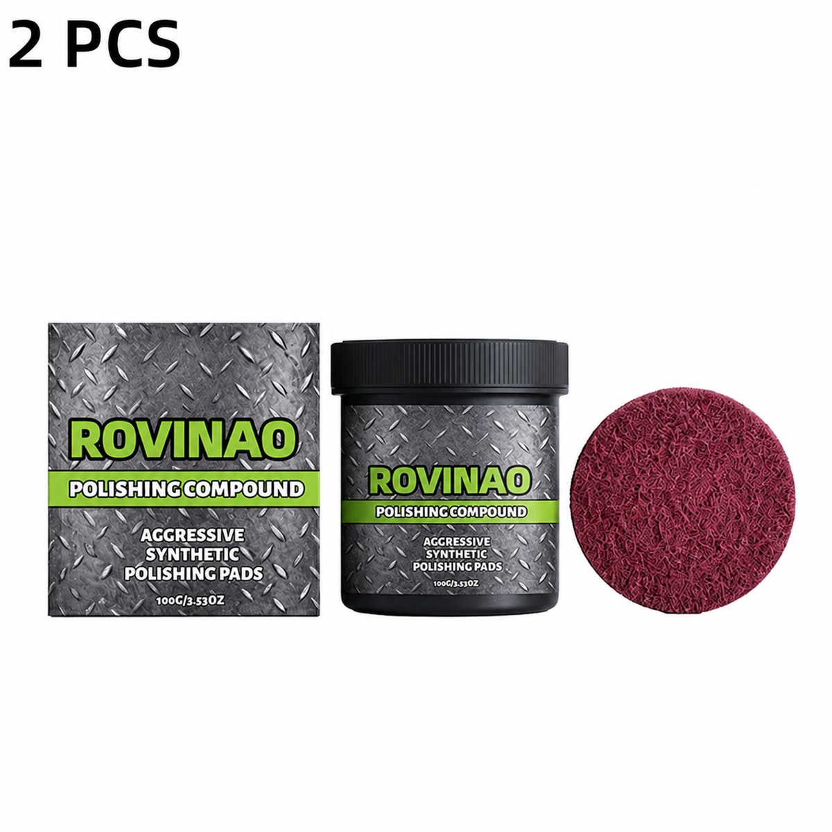 ✨🔧All-in-one polish for surface restoration with polishing cloth🛠️💎100g