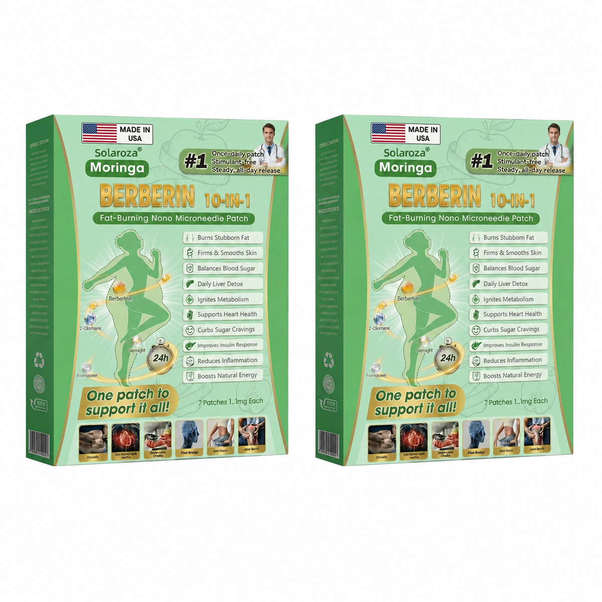 Official Centre | High-Precision 10-in-1 Weight Loss Patch with Berberine