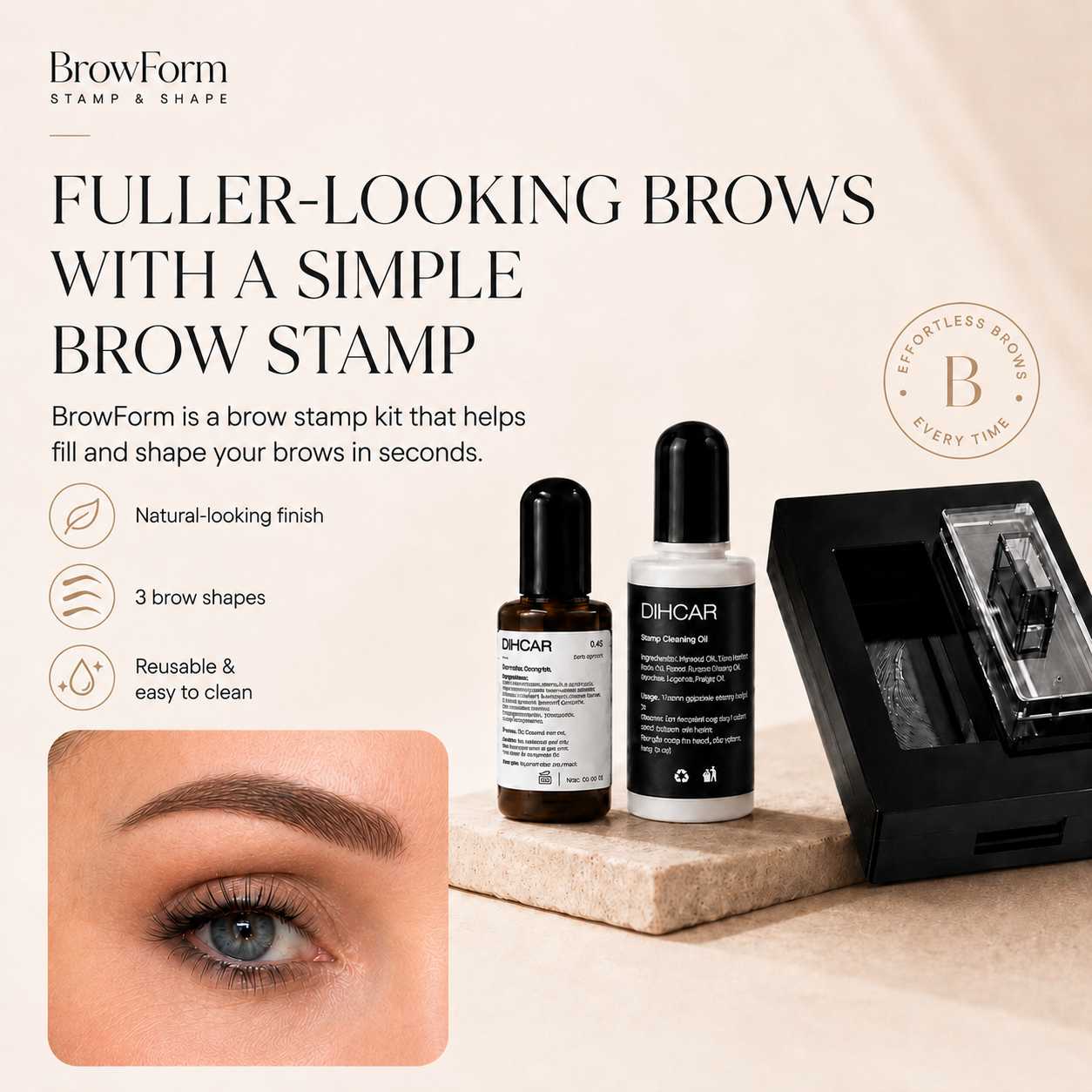 ⏰️Flash Sale 50% OFF💥BrowForm Stamp