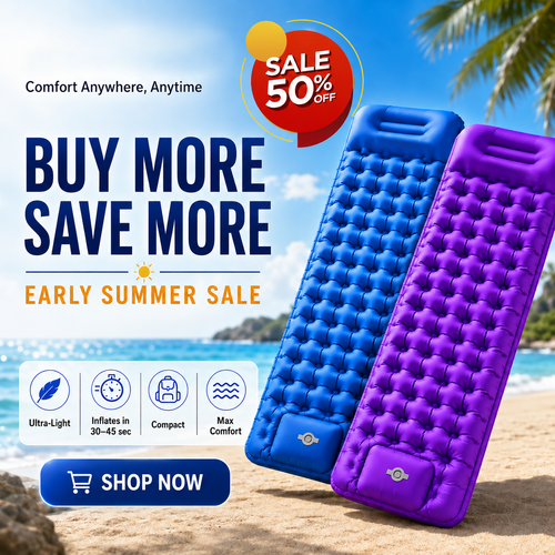 Puffora™ Self-Inflating Outdoor Comfort Mat