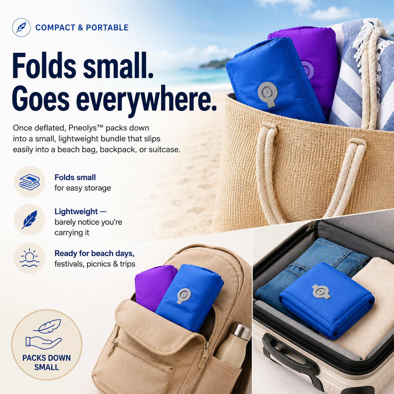 Puffora™ Self-Inflating Outdoor Comfort Mat