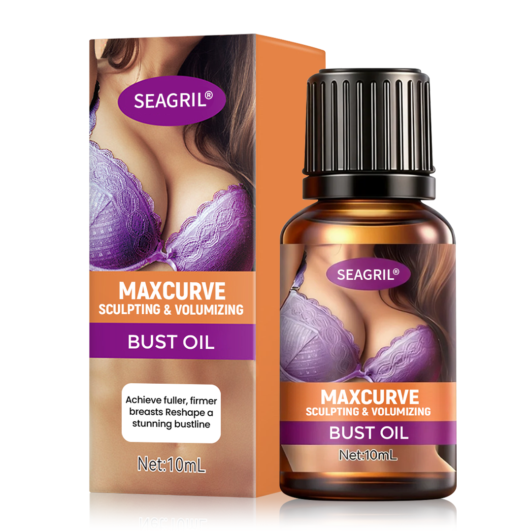 SEAGRIL MaxCurve Bust Oil 🍑 Sculpting + Volumizing Oil for Smooth, Firm Bust Skin
