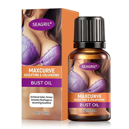 SEAGRIL MaxCurve Bust Oil 🍑 Sculpting + Volumizing Oil for Smooth, Firm Bust Skin