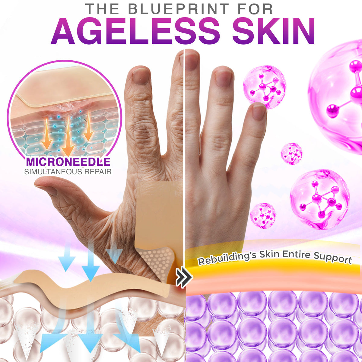 CareBreeze® 3-in-1 Microneedle Anti-Aging Patch