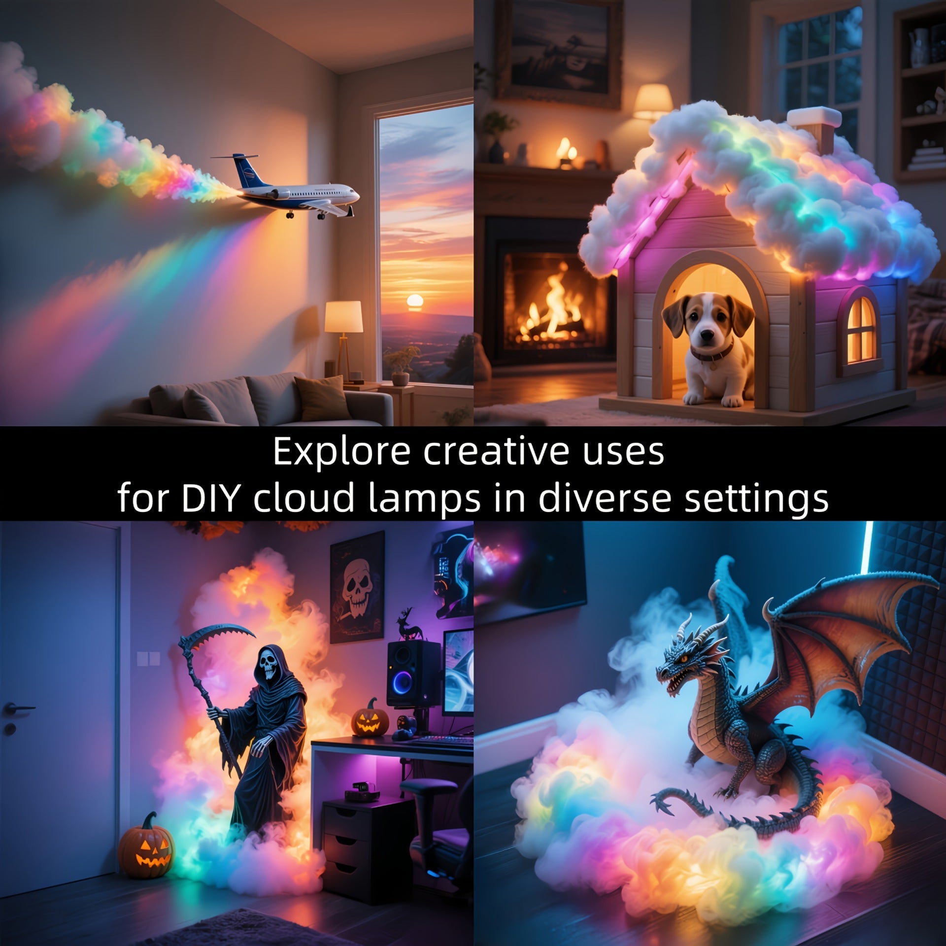 🔥 The Coolest Room Upgrade of 2026，DIY Thundercloud Lamp | Turn Any Room Into A Glowing Atmosphere ☁️⚡