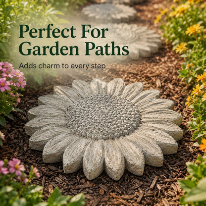 💥 LAST DAY 49% OFF - 🌻 Reusable Sunflower Stepping Stone Mold (📦Buy 3 Free Shipping) - 🧙‍♂️ Gnome / Diameter: 15 in
