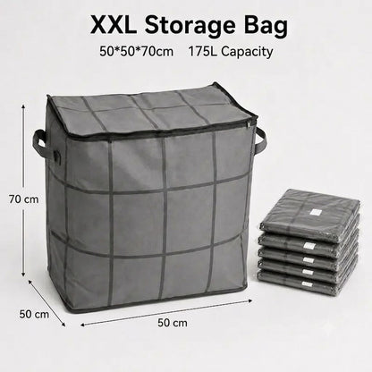 💥75K+ SOLD⚡XXL Foldable Storage Bag with Reinforced Handles