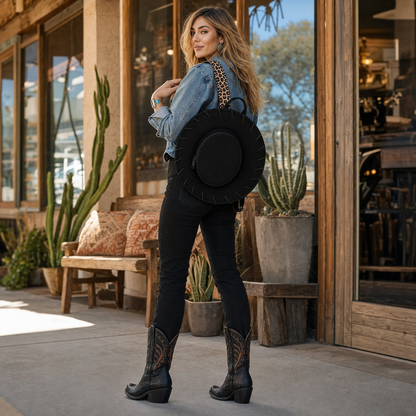 💥75K+ SOLD⚡Western Cowgirl Hat Backpack