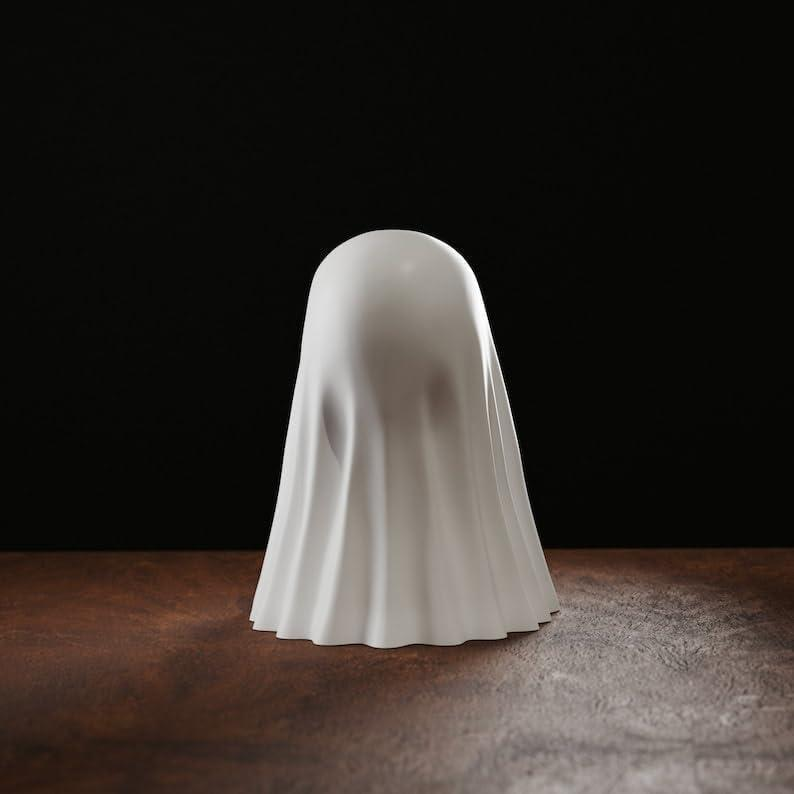 👻Halloween Ghost Figurine - Spooky Resin Middle Finger Statue🖕
