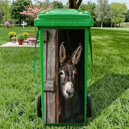 ✨Boring Trash Can? Fixed In Seconds! Creative Trash Can Sticker with Colourful Cartoon-